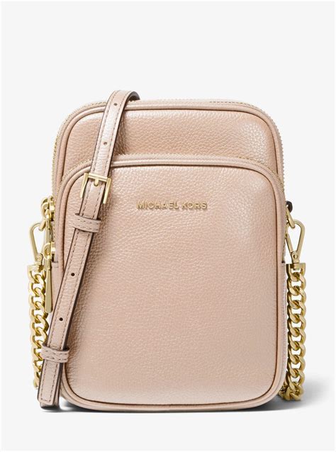 michael michael kors medium leather convertible crossbody bag|michael kors handbags medium jetset.